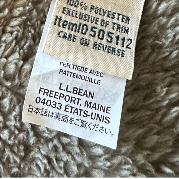 L.L.BEAN-Women's Hi-File Fleece Pullover size large - Picture 7 of 7